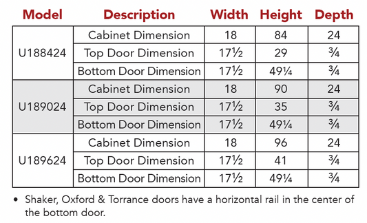 Utility cabinet 2 doors