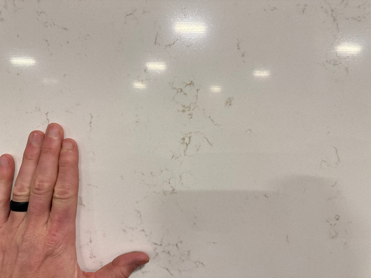 Daltile Carrara Roma Quartz Countertop slab