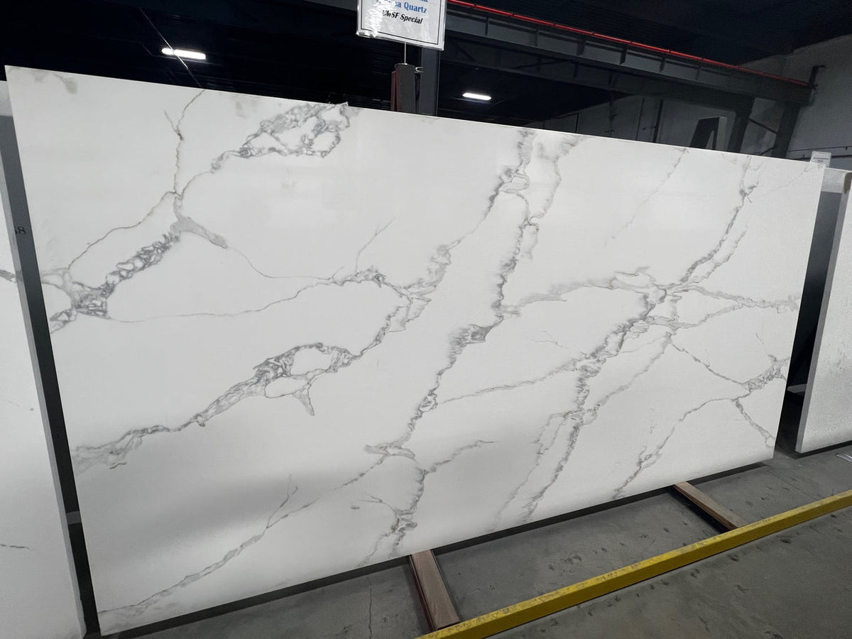 CMSF Calacatta Athena Quartz Countertop slab
