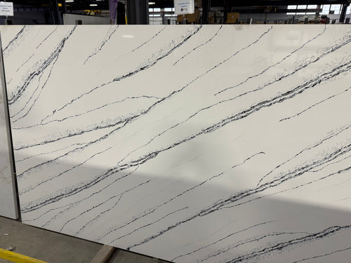 Blue Flame Quartz Countertop slab
