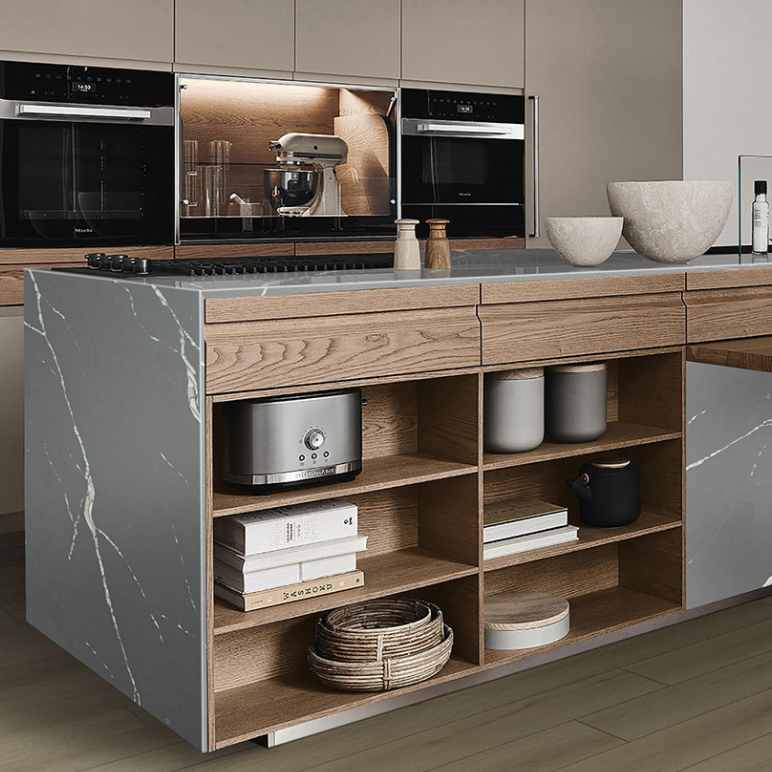 MSI 3CM Calacatta Laza Grigio Quartz