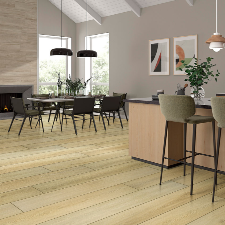 Glenbury Oak™ Smithcliffs Hybrid Rigid Core Flooring - MSI Laminate