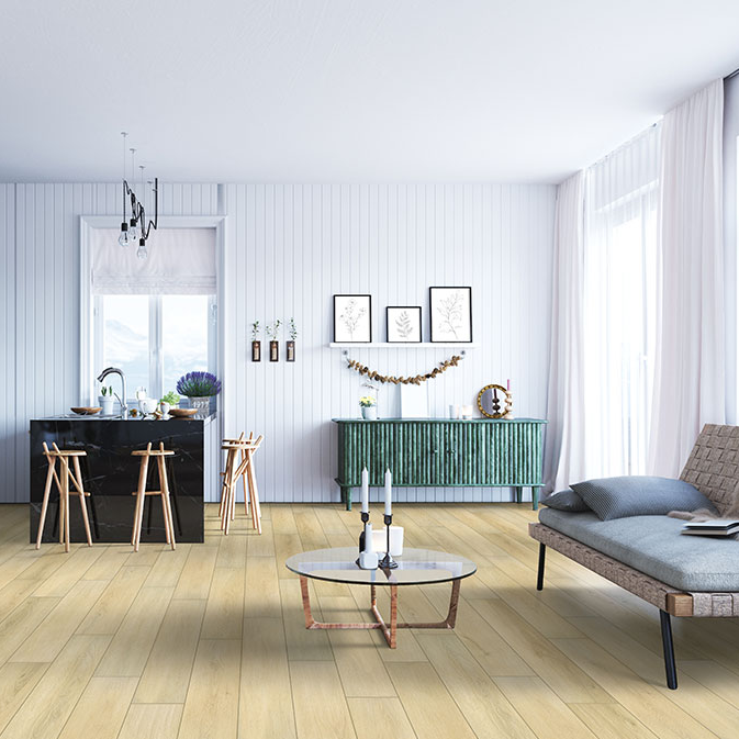 Glenbury Oak™ Smithcliffs Hybrid Rigid Core Flooring - MSI Laminate