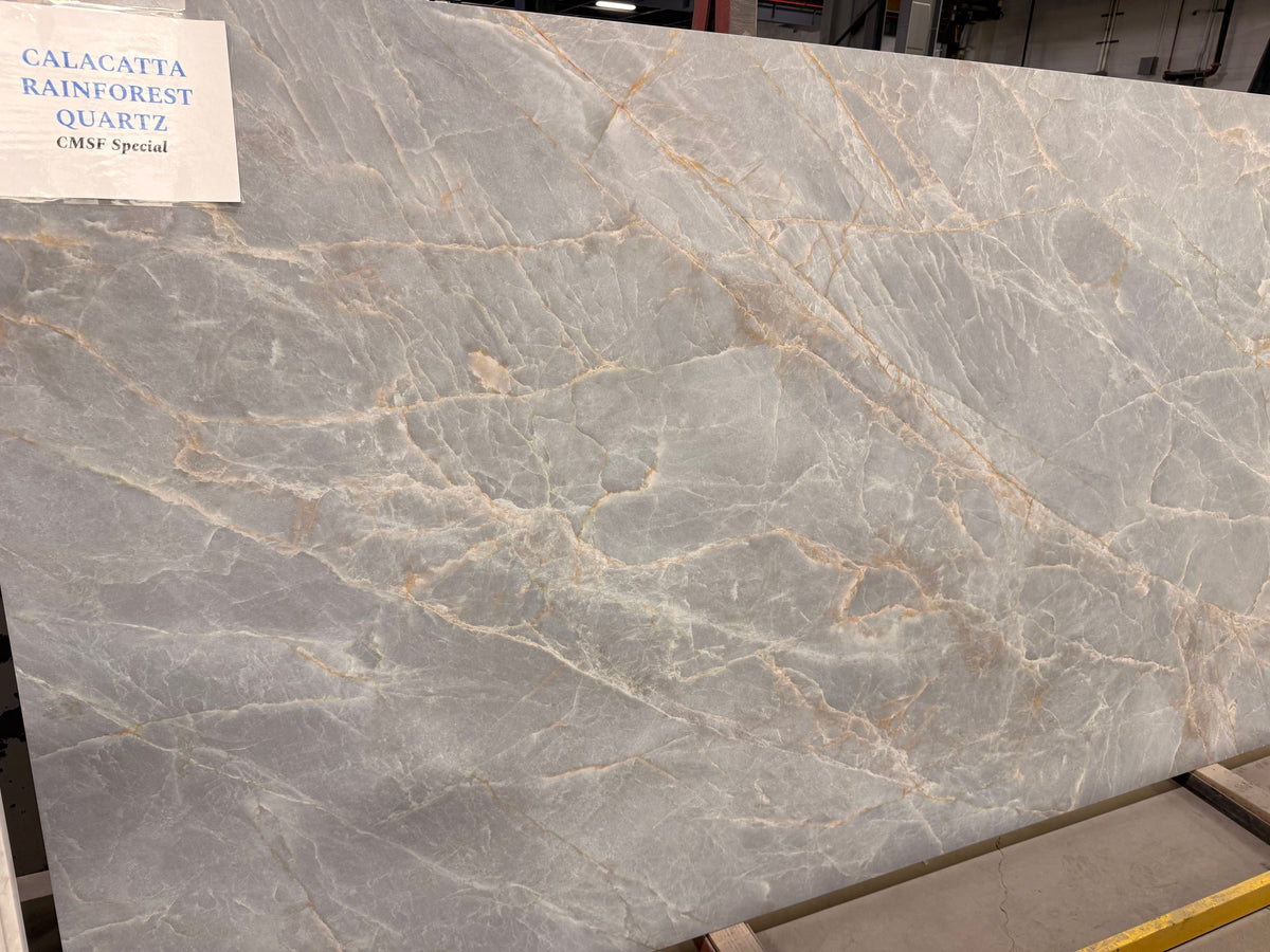 Rainforest Quartz Countertop slab image