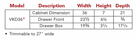 SW-VKD36 Specs