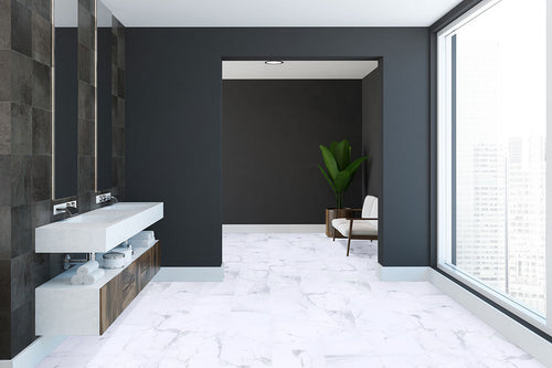 Calacatta Legend Trecento luxury vinyl flooring